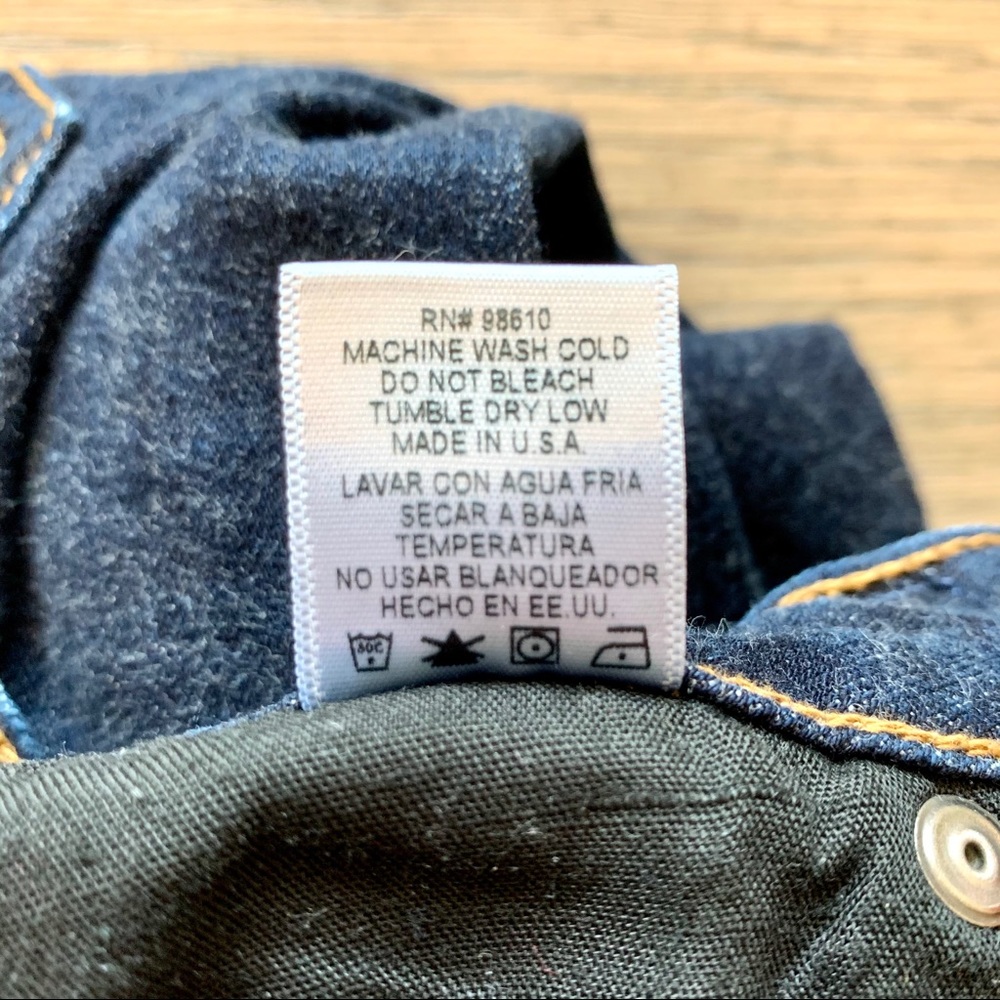 JUST USA Dark Wash Denim Skinny Jeans Size 1 - Picture 6 of 6
